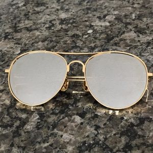 Gentle monster gold big bully sunglasses